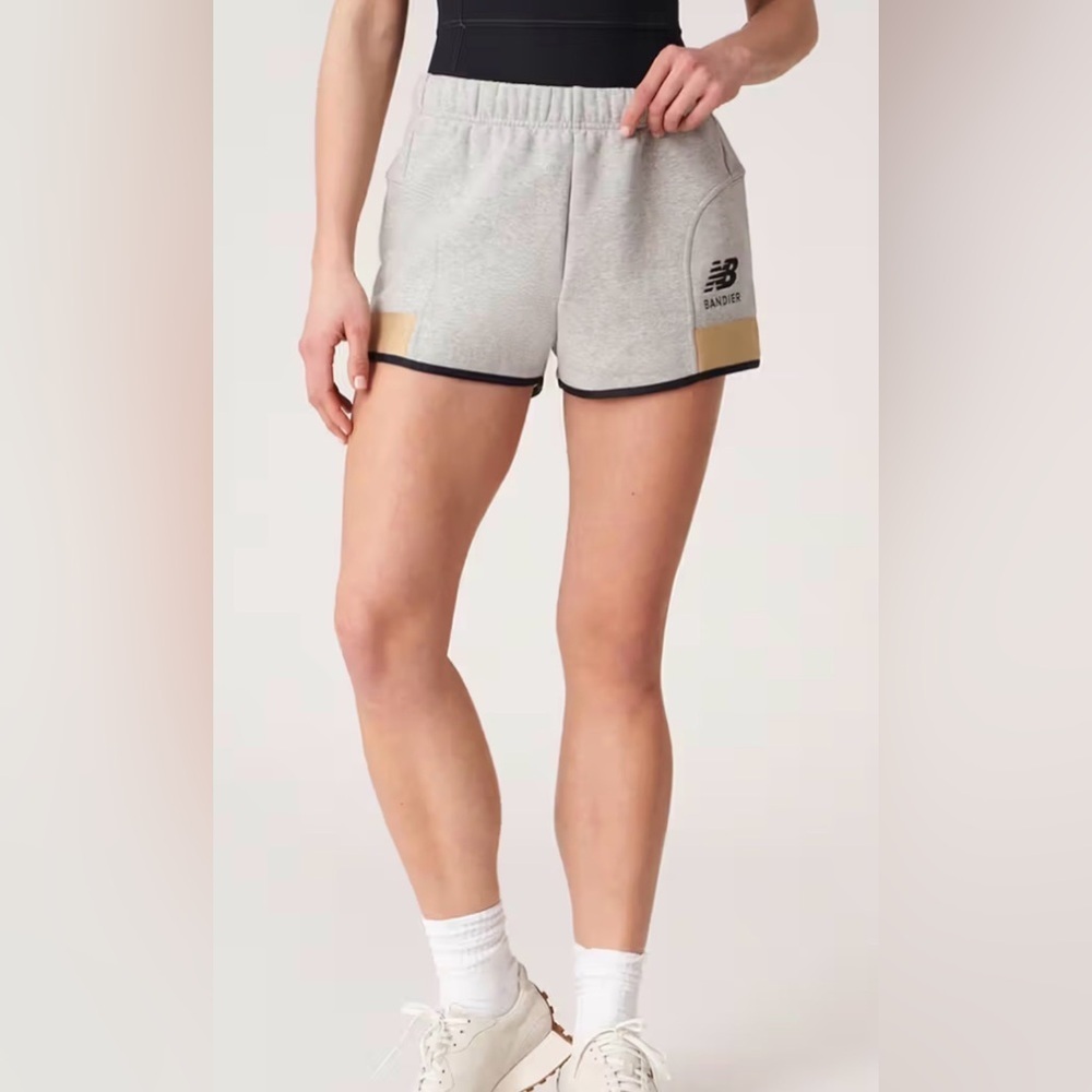 New Balance x Bandier Collab - Fleece Athletic Shorts Sz Small